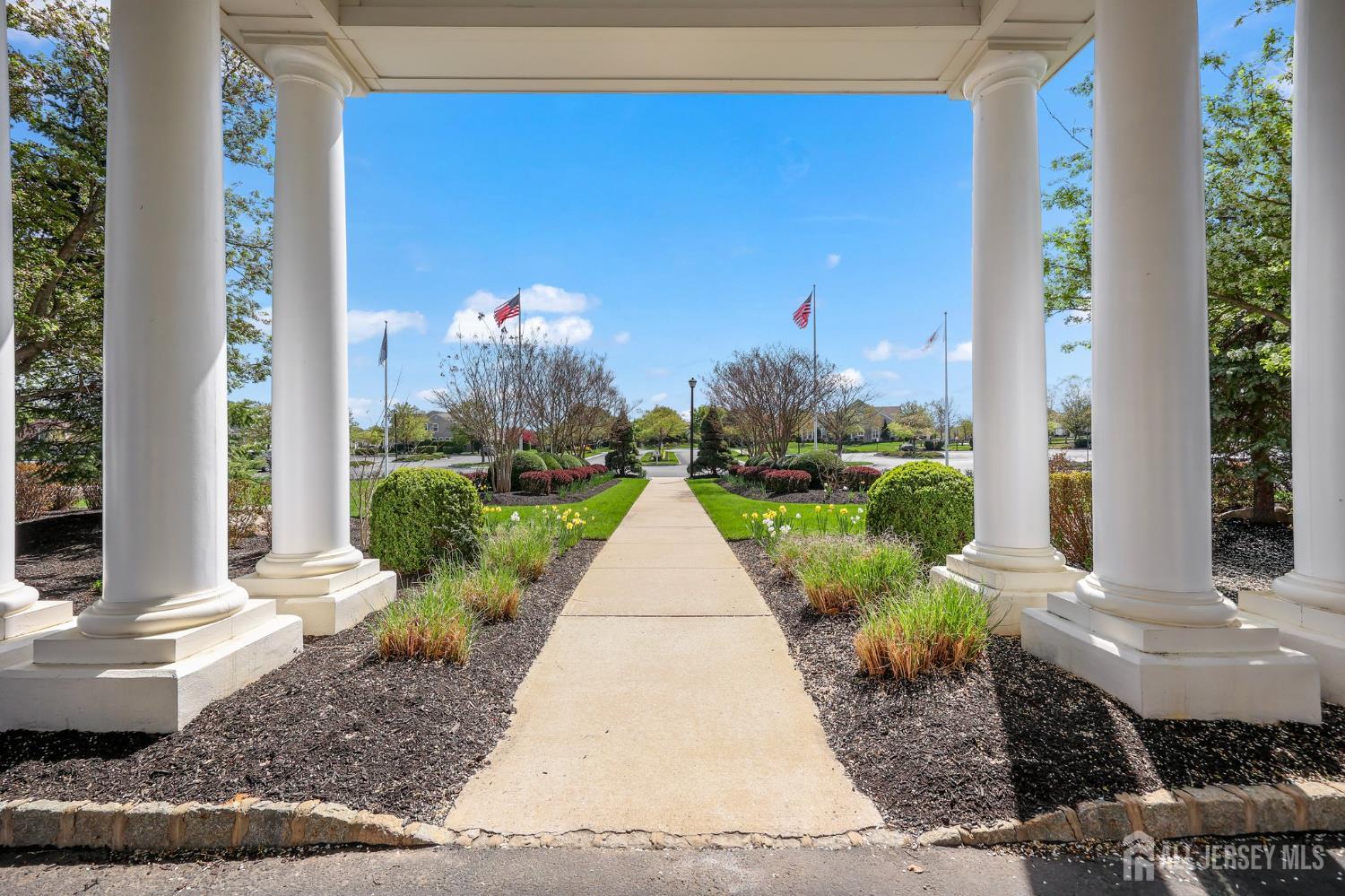 46 Mandrake Road Monroe Township, NJ 08831 - Photo 43 of 58 a view of a pathway with a garden