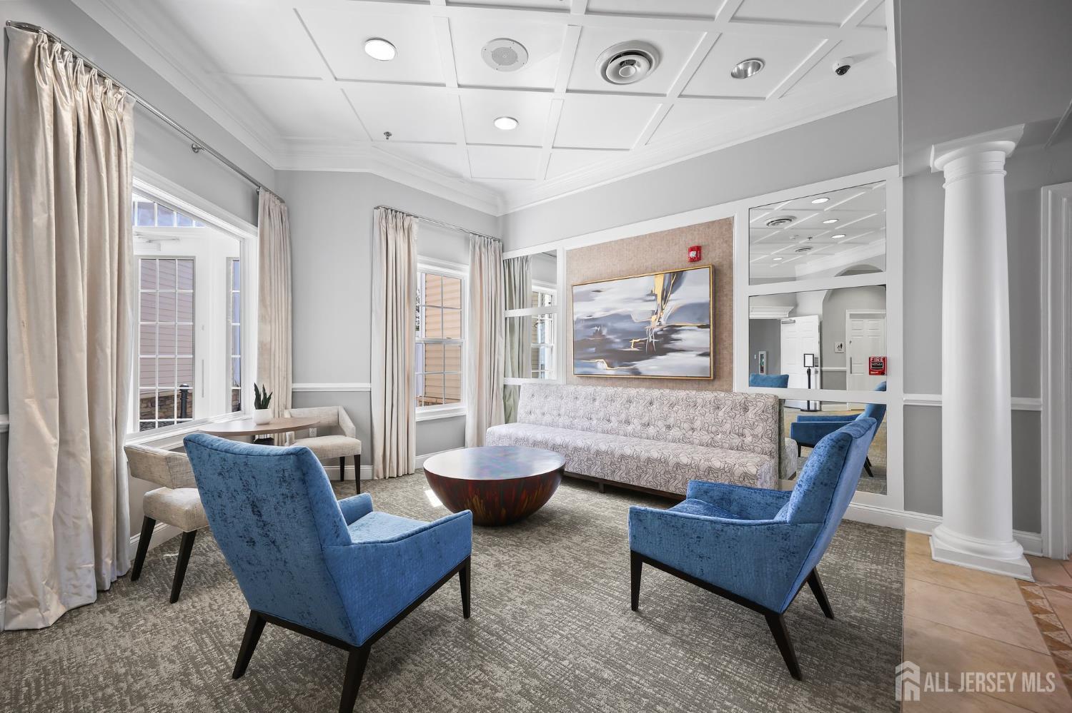 46 Mandrake Road Monroe Township, NJ 08831 - Photo 51 of 58 a living room with furniture and a large window