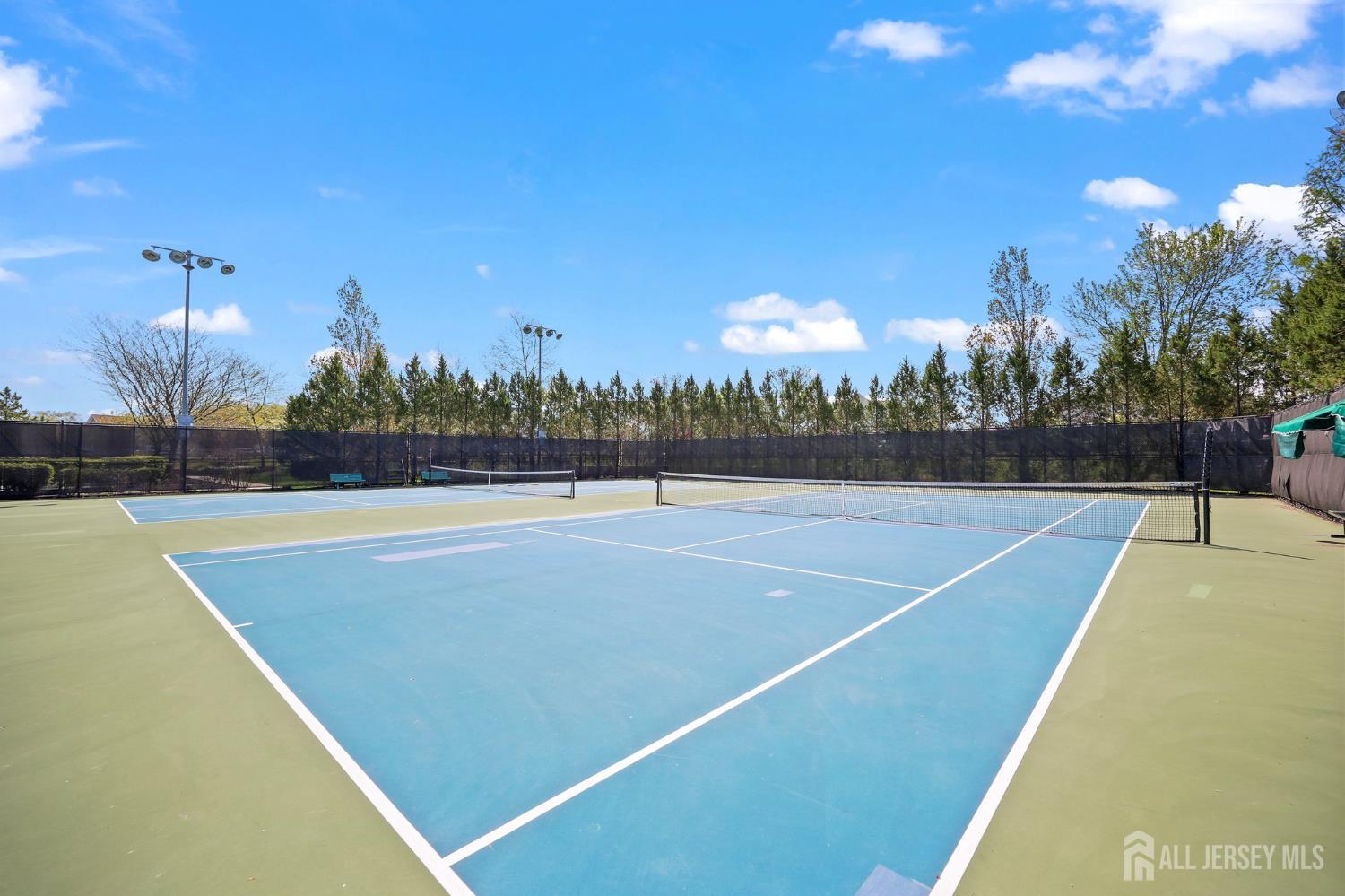 46 Mandrake Road Monroe Township, NJ 08831 - Photo 57 of 58 a view of a tennis court