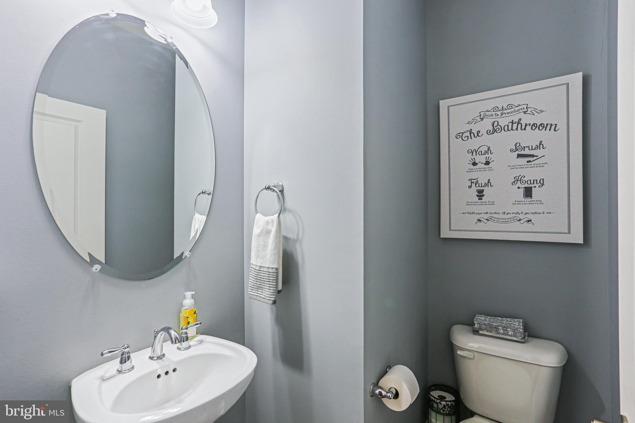 902 Lindley Road Frederick, MD 21701 - Photo 17 of 46 Upper 1 level powder room off of kitchen