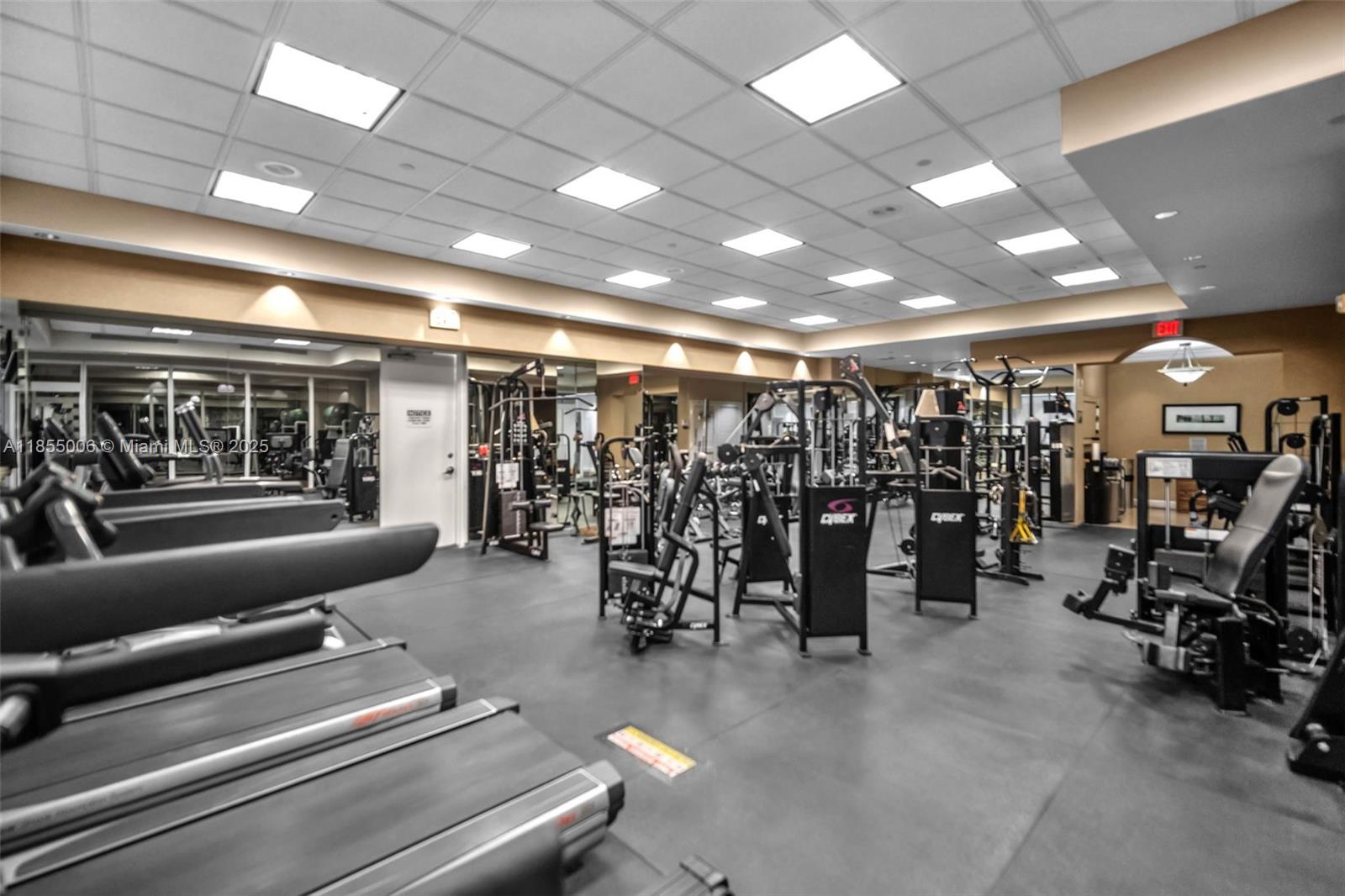 9595 Collins Avenue, Unit N9A Surfside, FL 33154 - Photo 65 of 66 a view of a room with gym equipment