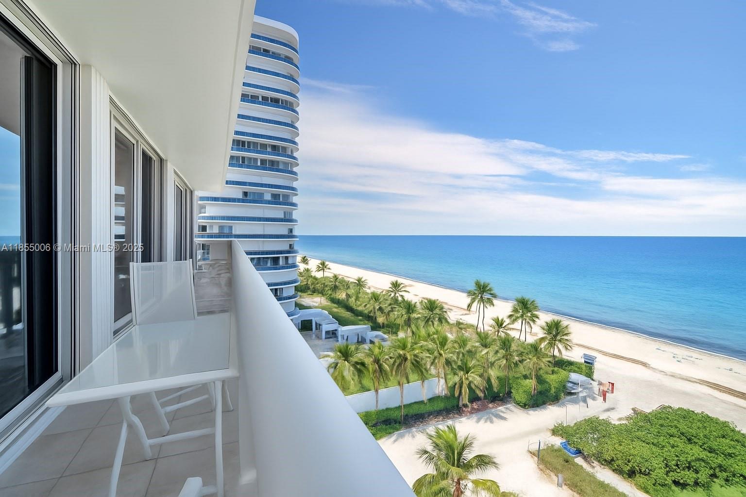 9595 Collins Avenue, Unit N9A Surfside, FL 33154 - Photo 8 of 66 View from balcony