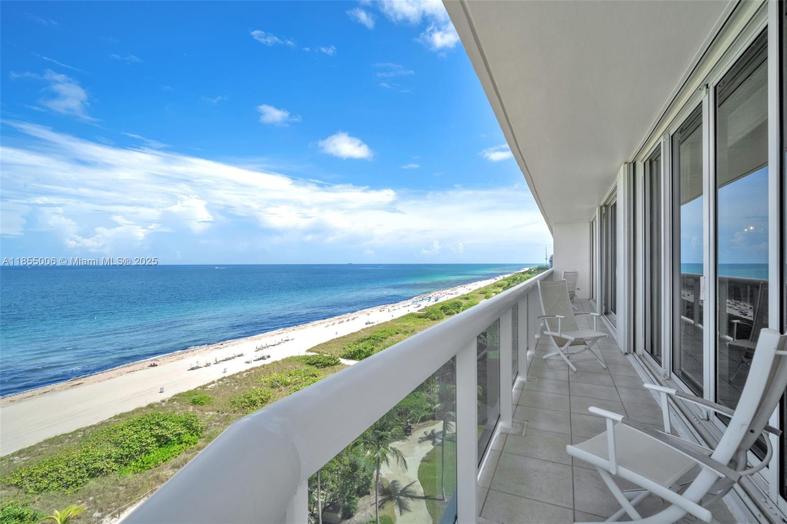 9595 Collins Avenue, Unit N9A Surfside, FL 33154 - Photo 9 of 66 a view of an outdoor space and ocean view