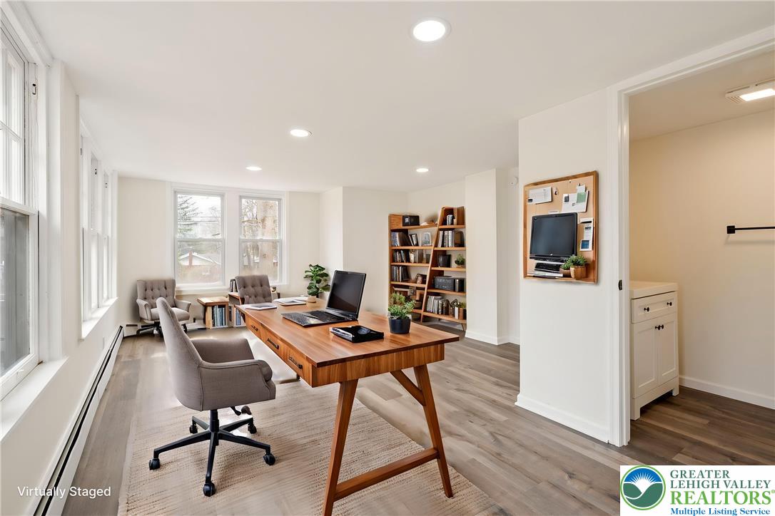 767 East Rock Road Allentown, PA 18103 - Photo 10 of 22 a view of a workspace with furniture and a window