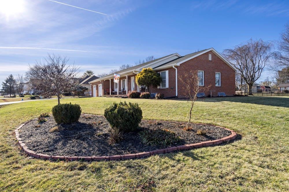 406 Three Leagues Road McGaheysville, VA 22840 - Photo 47 of 55 a view of a house with a yard