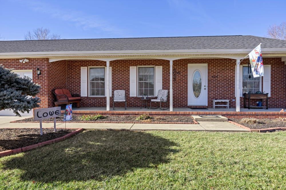406 Three Leagues Road McGaheysville, VA 22840 - Photo 49 of 55 a view of a house with backyard and sitting area
