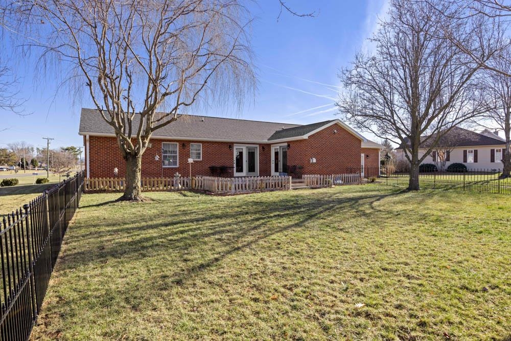 406 Three Leagues Road McGaheysville, VA 22840 - Photo 53 of 55 a front view of a house with a yard