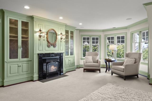 12359 Farr Ranch Road Saratoga, CA 95070 - Photo 23 of 51 a living room with furniture and a fireplace
