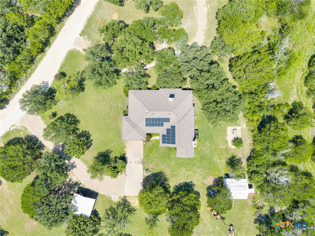 725 County Road 300 Hamilton, TX 76531 - Photo 37 of 41 an aerial view of residential houses with outdoor space