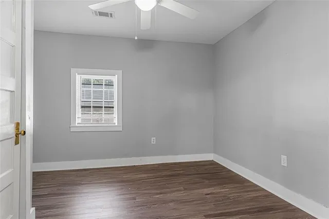 wooden floor in an empty room