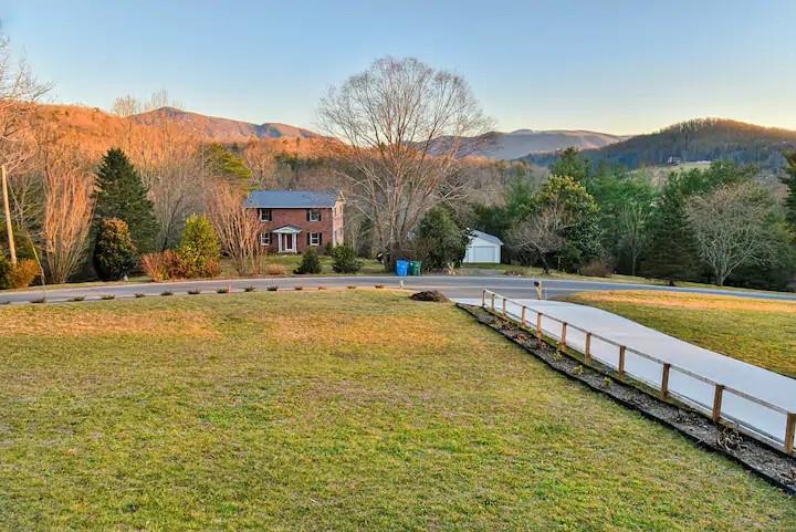 664 Old Fort Road Fairview, NC 28730 - Photo 3 of 20 a view of swimming pool with an ocean view