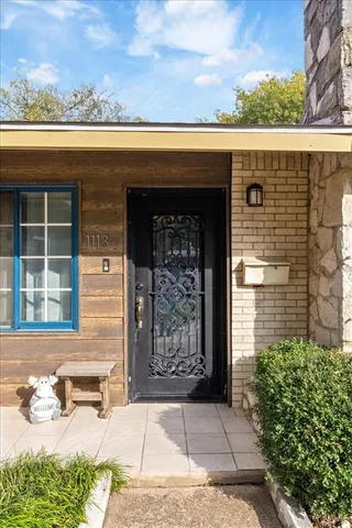 front view of a house with a outdoor space