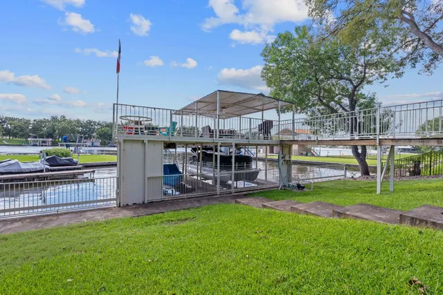 a view of swimming pool with a patio