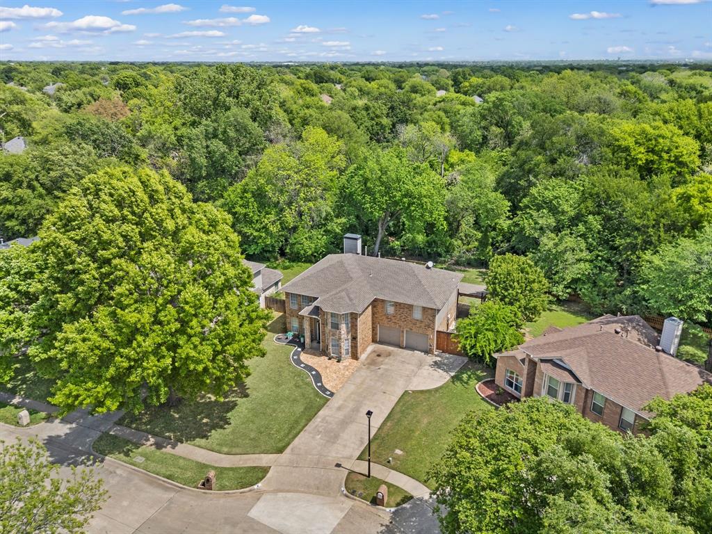 2704 Ridgemere Drive Flower Mound, TX 75028 - Photo 40 of 40 an aerial view of a house