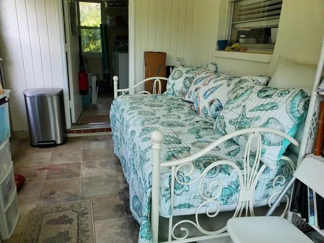 front view of a house with a garden