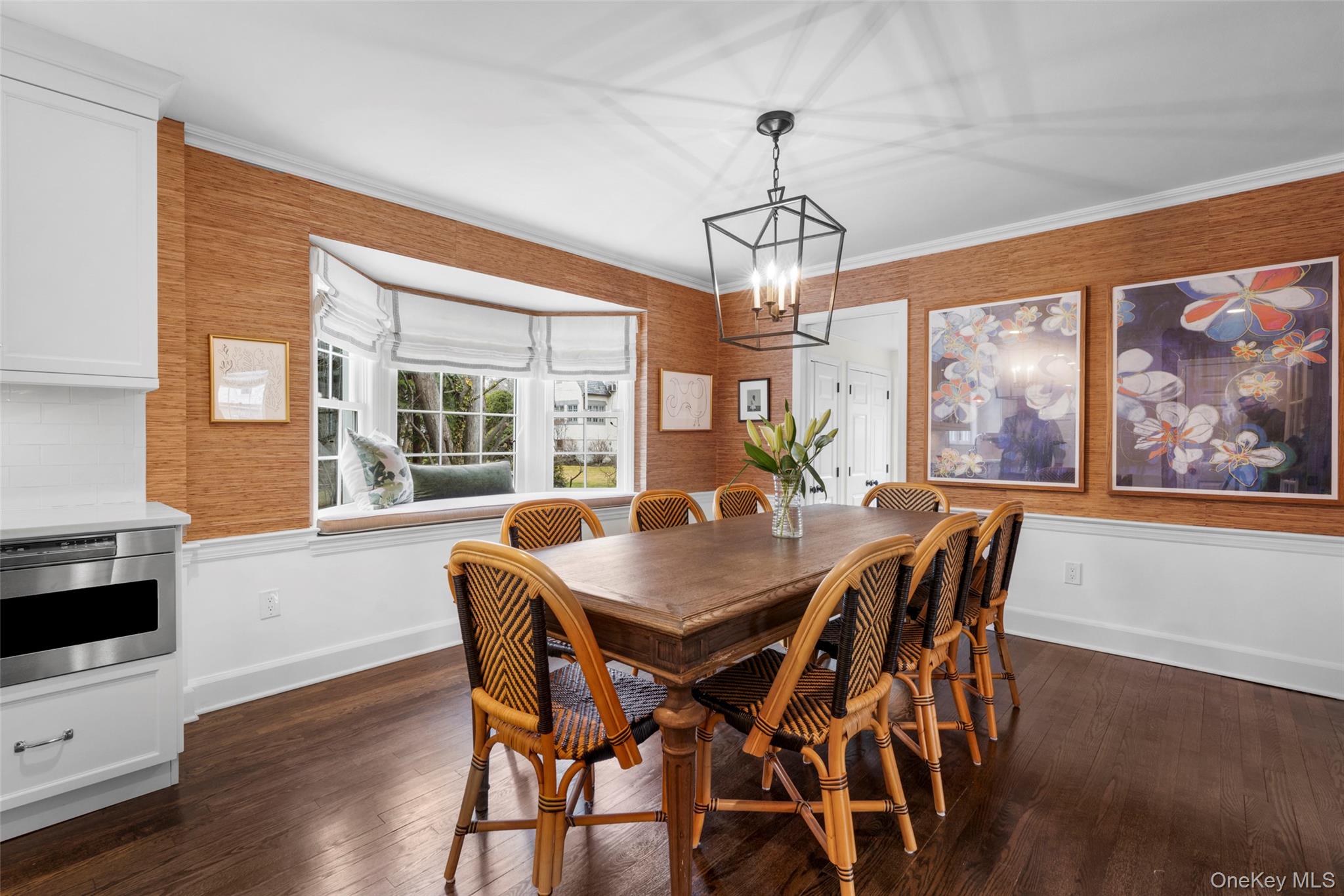 111 Berrian Road New Rochelle, NY 10804 - Photo 8 of 33 a view of a dining room with furniture window and wooden floor