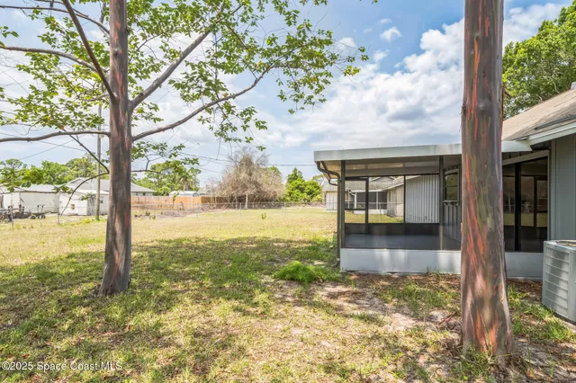 a white house that has a tree in front of it