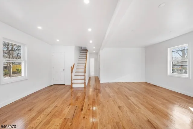 a kitchen with a refrigerator sink and microwave