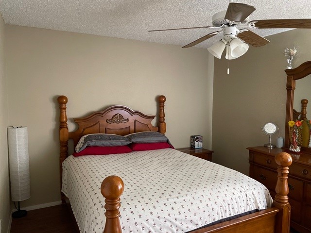 801 Old Austin Pflugerville Road Pflugerville, TX 78660 - Photo 4 of 24 a bedroom with a bed and a chandelier