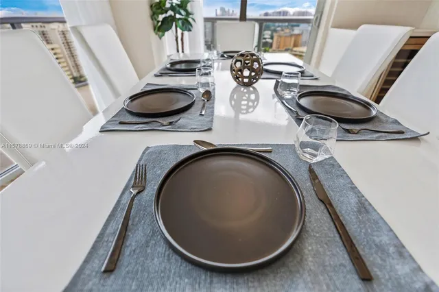 a view of a livingroom with furniture and a fireplace