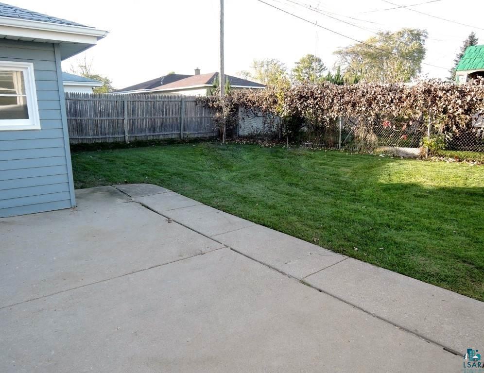 Private backyard