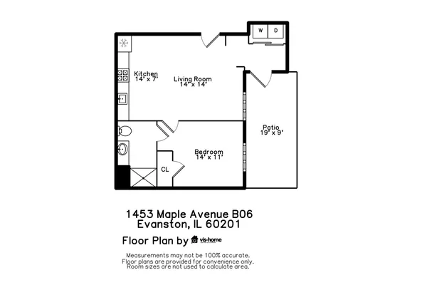 $2,599 | 1453 Maple Avenue, Unit B06, Evanston, IL 60201