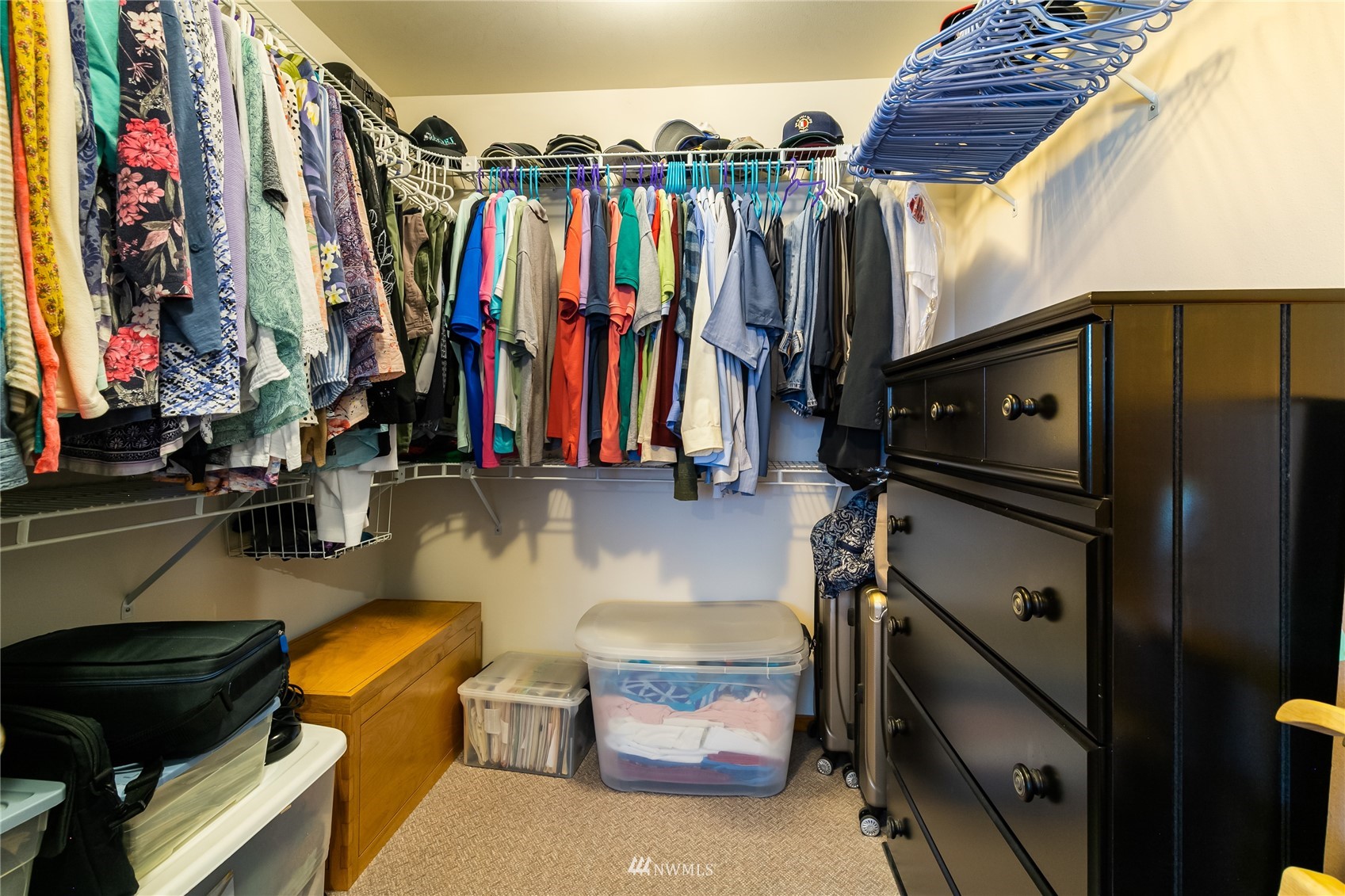 1415 37th Street Bellingham, WA 98229 - Photo 27 of 37 a view of walk in closet with clothes and shoes