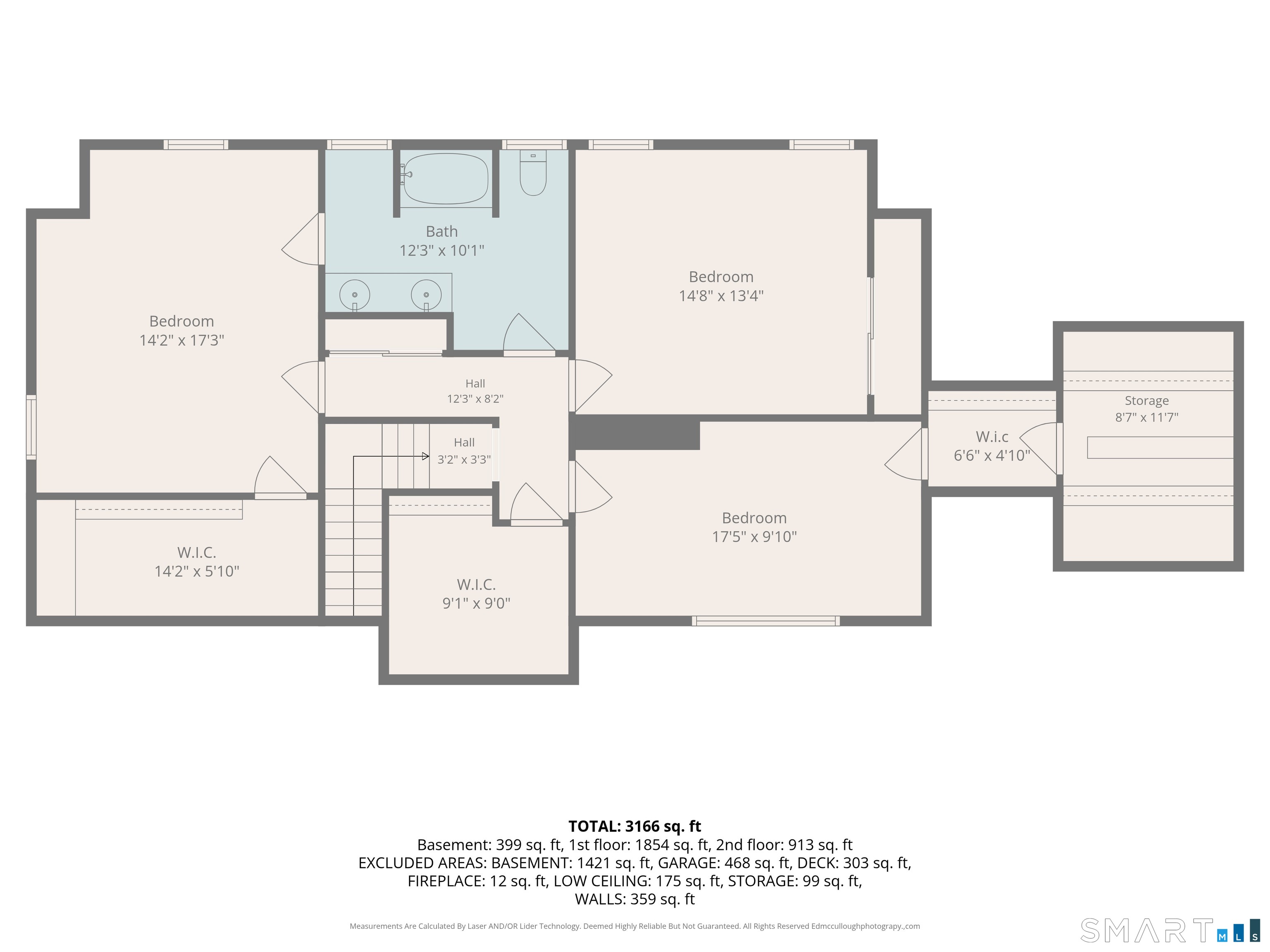 198 Summer Hill Road Madison, CT 06443 - Photo 21 of 22 Floor plan of second floor