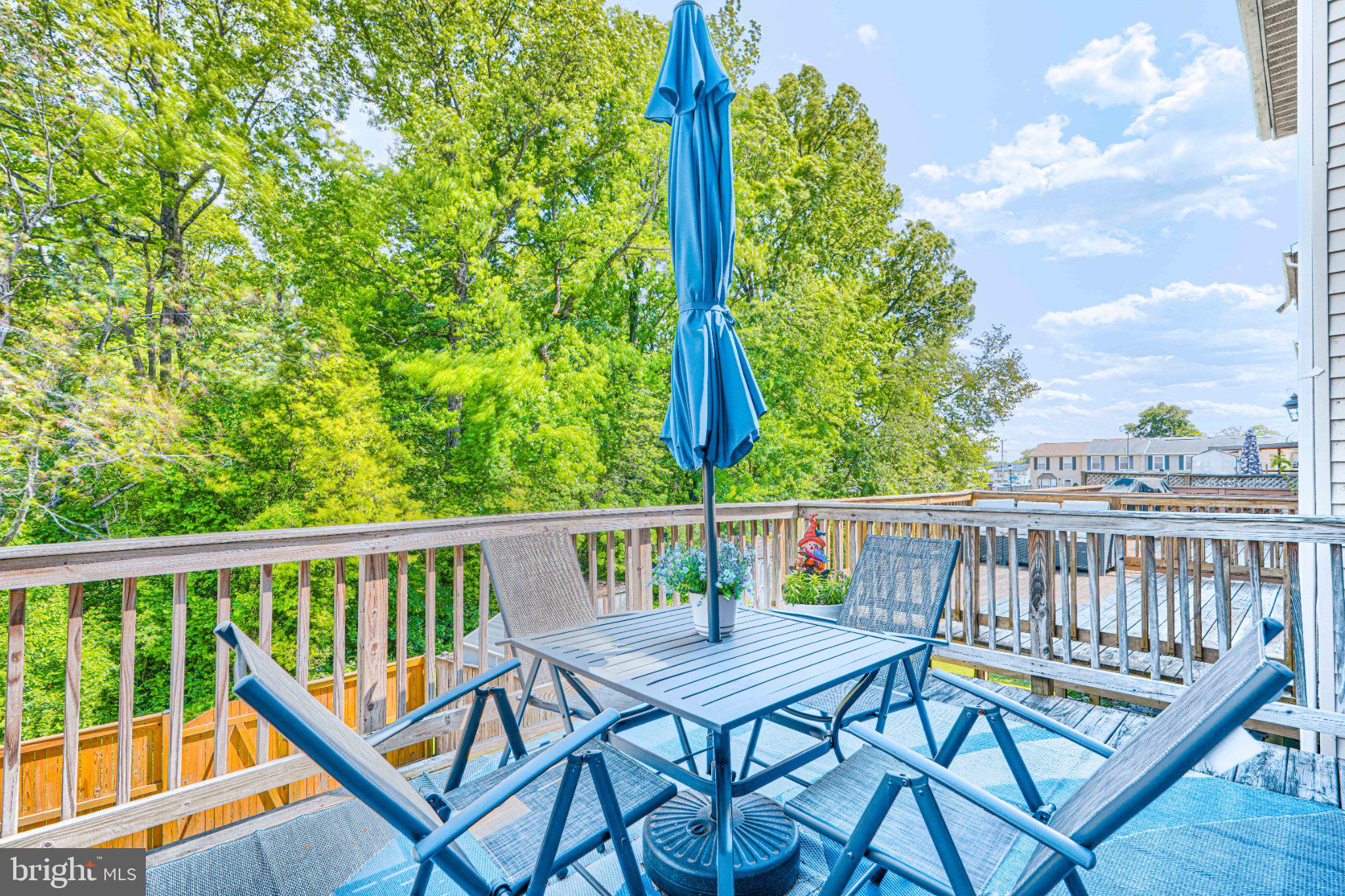 4067 Rustico Road Baltimore, MD 21220 - Photo 17 of 31 Tranquil deck with lush greenery