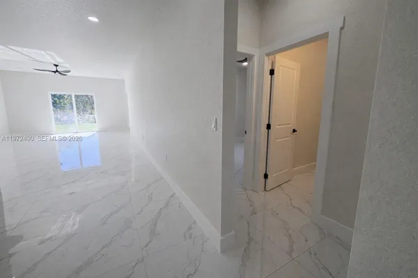 a view of an empty room