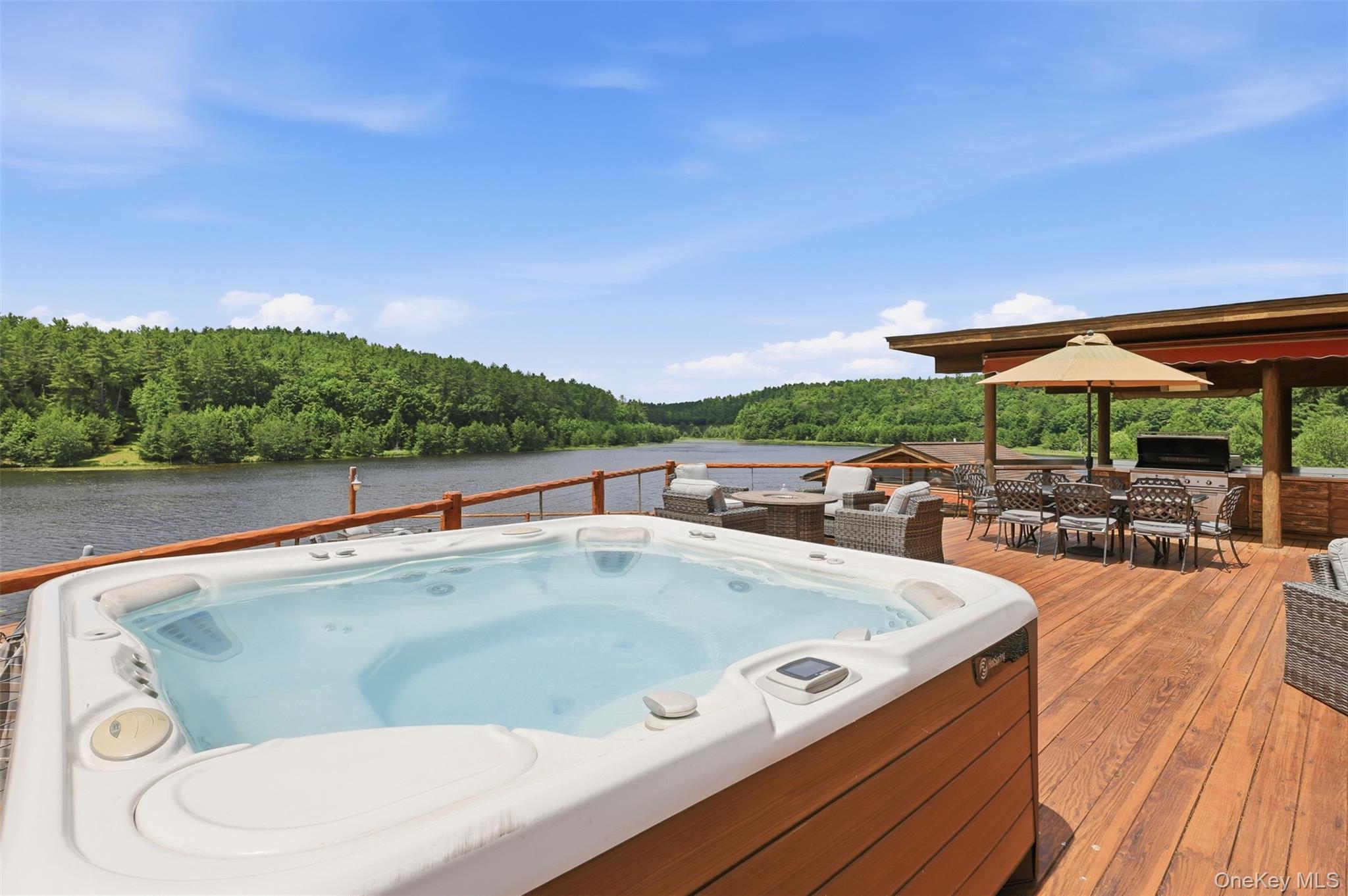 91 Crawford Road Eldred, NY 12732 - Photo 32 of 50 Hot Tub Overlooking Lake