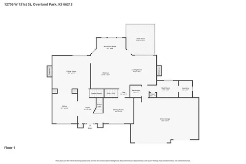 $599,900 | 12706 West 131st Street, Overland Park, KS 66213