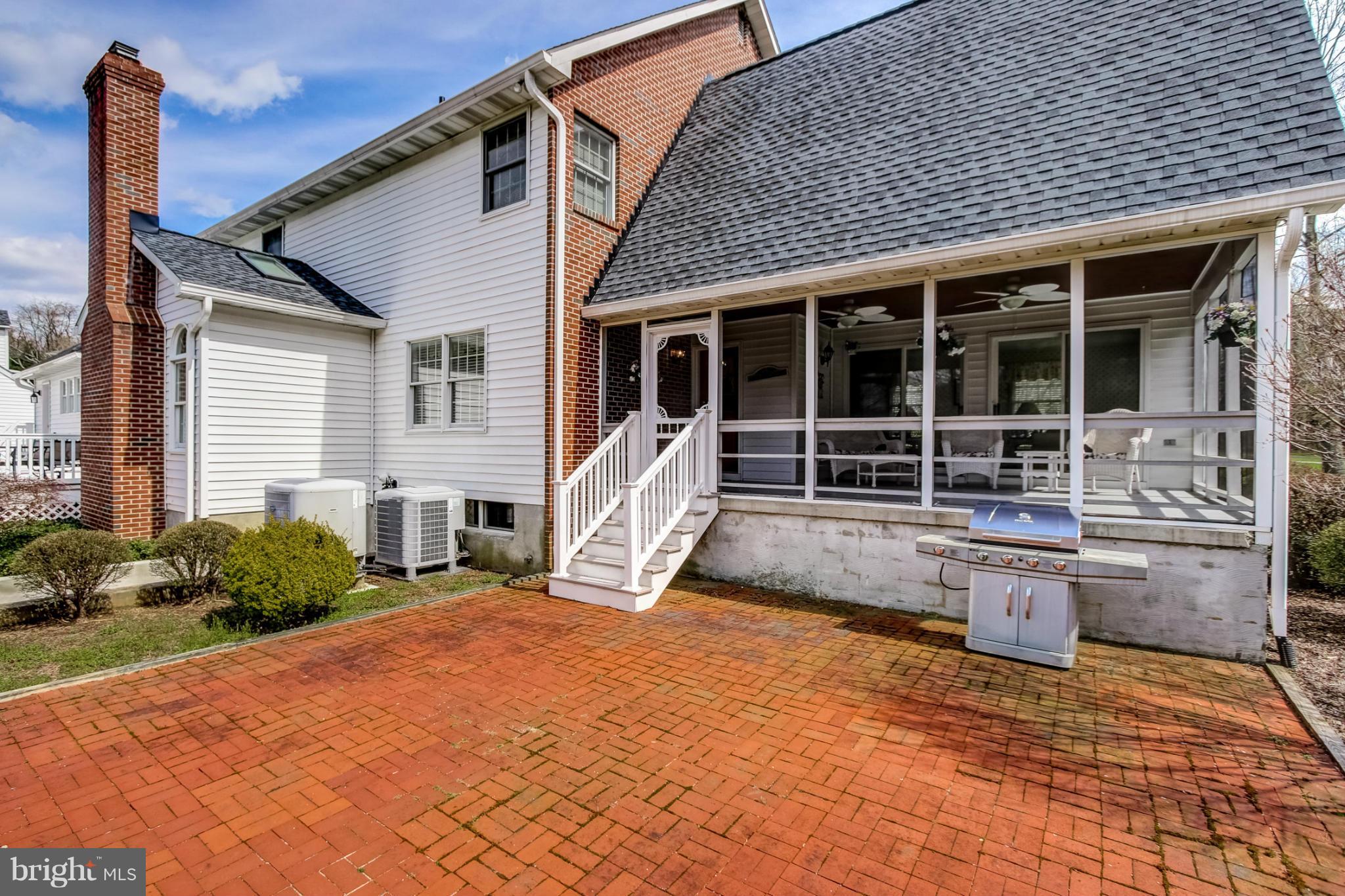Rear View with Brick Patio