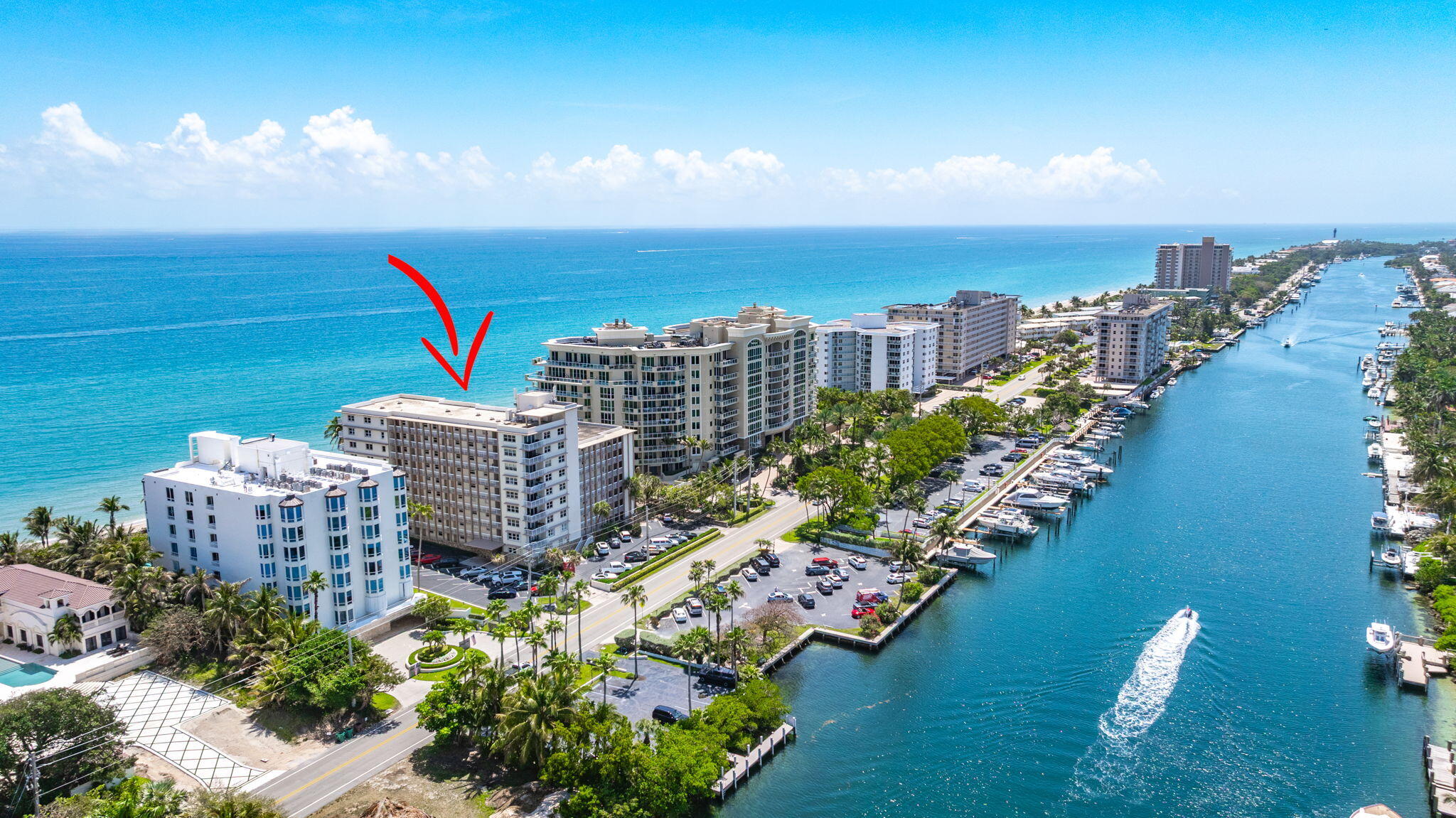 1069 Hillsboro Mile, Unit 705 Hillsboro Beach, FL 33062 - Photo 42 of 43 55-web-or-mls-1069 Drone-1