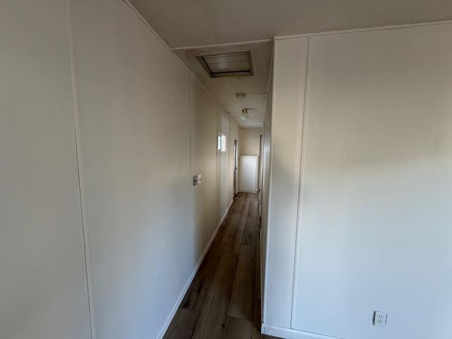 a view of hallway with stairs