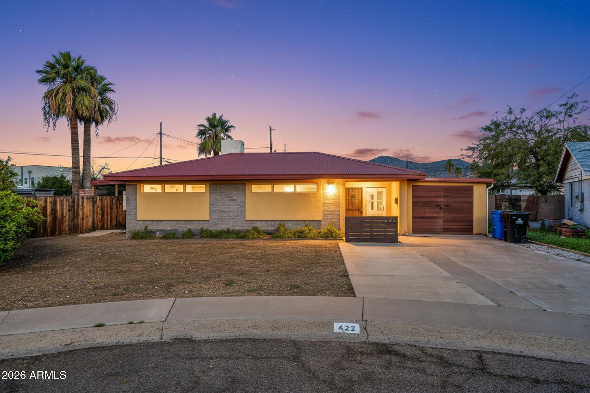 422 West Eva Street Phoenix, AZ 85021 - Photo 4 of 51 a view of a house with a yard and tree s