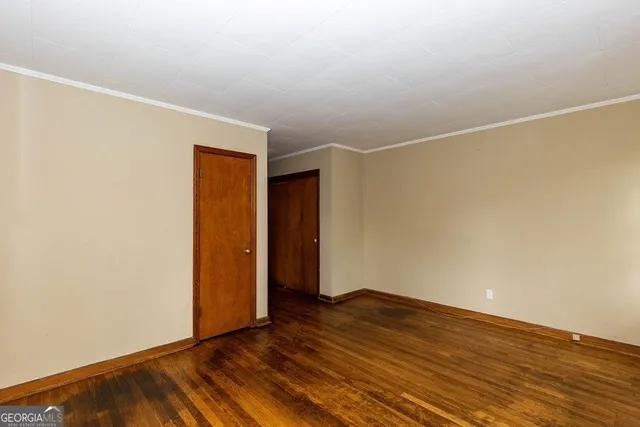 a view of an empty room