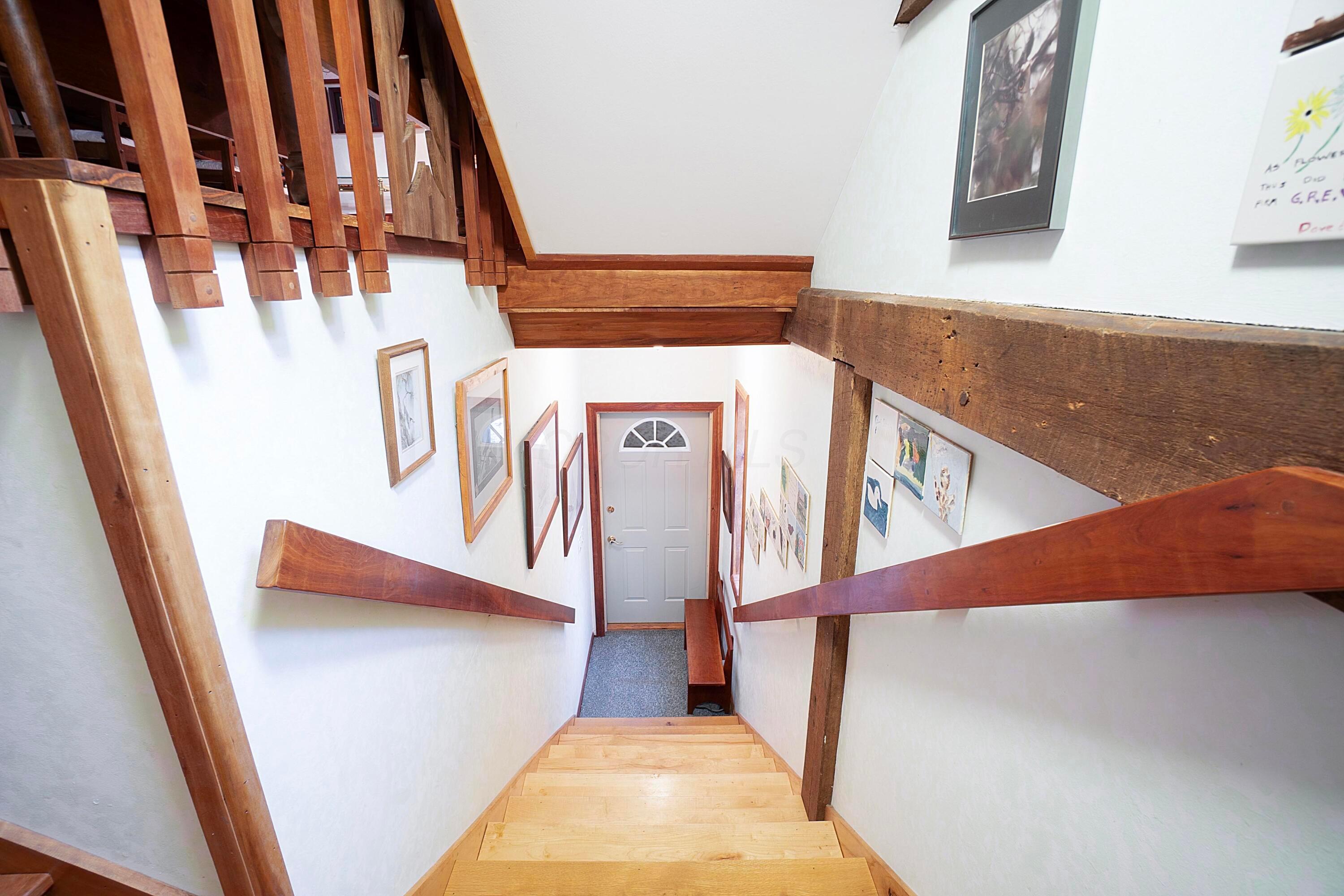 25779 Bailey Road Rockbridge, OH 43149 - Photo 59 of 89 Stairway up to main level