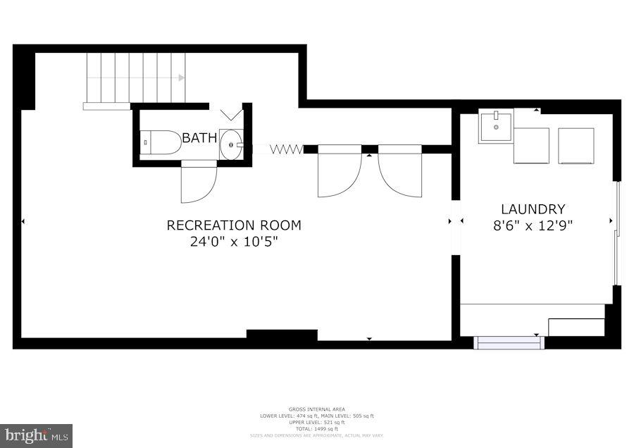 37 Colleton Court Baltimore, MD 21236 - Photo 26 of 27 Lower Level Floor Plan