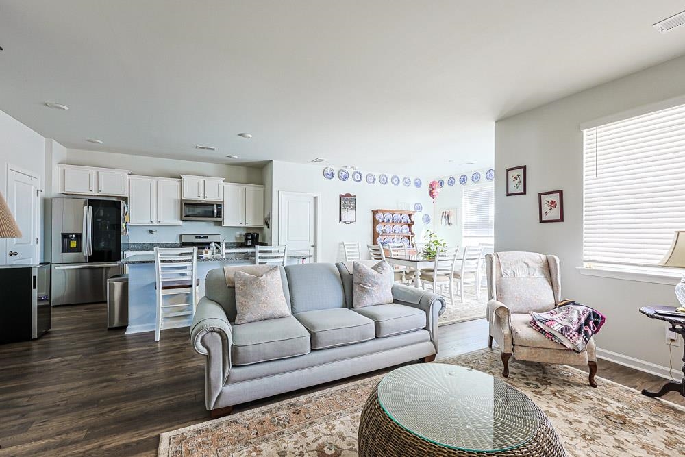 2115 Ridgedale Drive Conway, SC 29526 - Photo 4 of 38 Living room featuring dark wood-type flooring