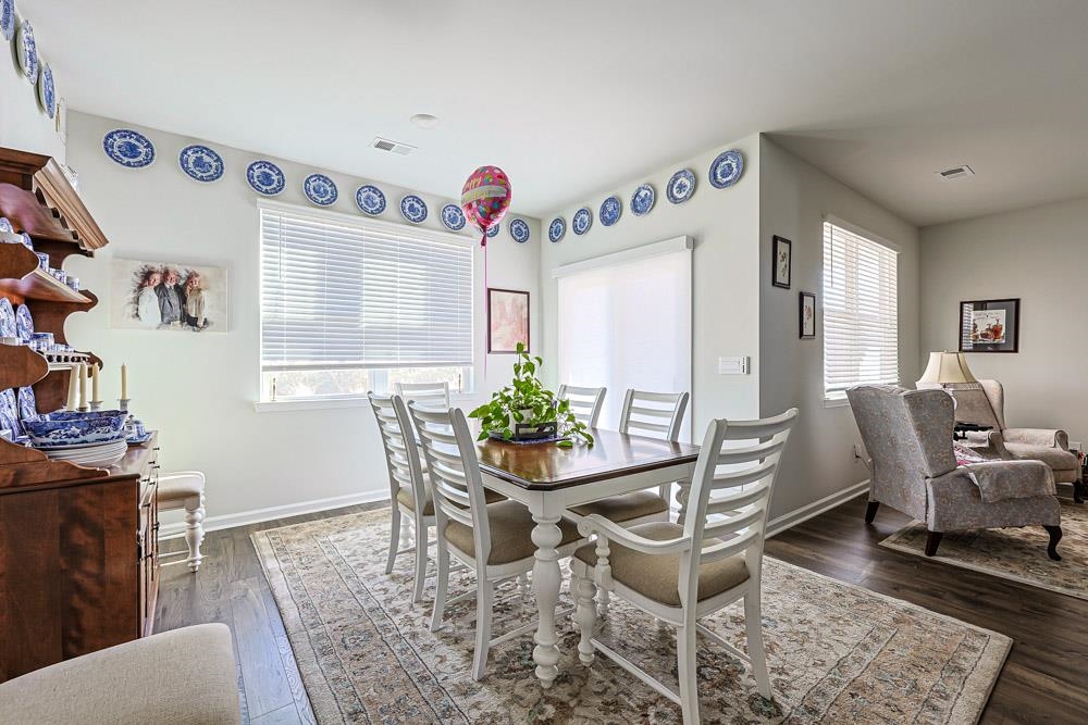 2115 Ridgedale Drive Conway, SC 29526 - Photo 8 of 38 Dining room featuring dark wood finished floors and baseboards