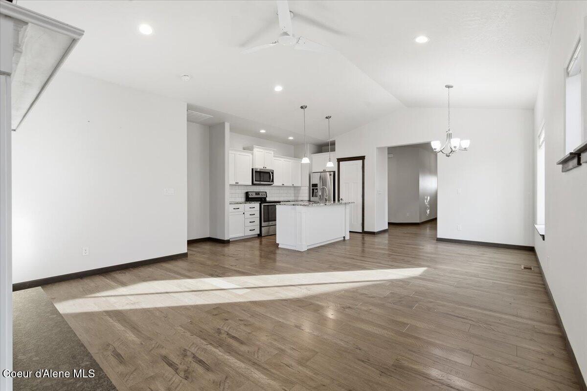 13892 North Pristine Circle Rathdrum, ID 83858 - Photo 11 of 39 Living-Dining-Kitchen