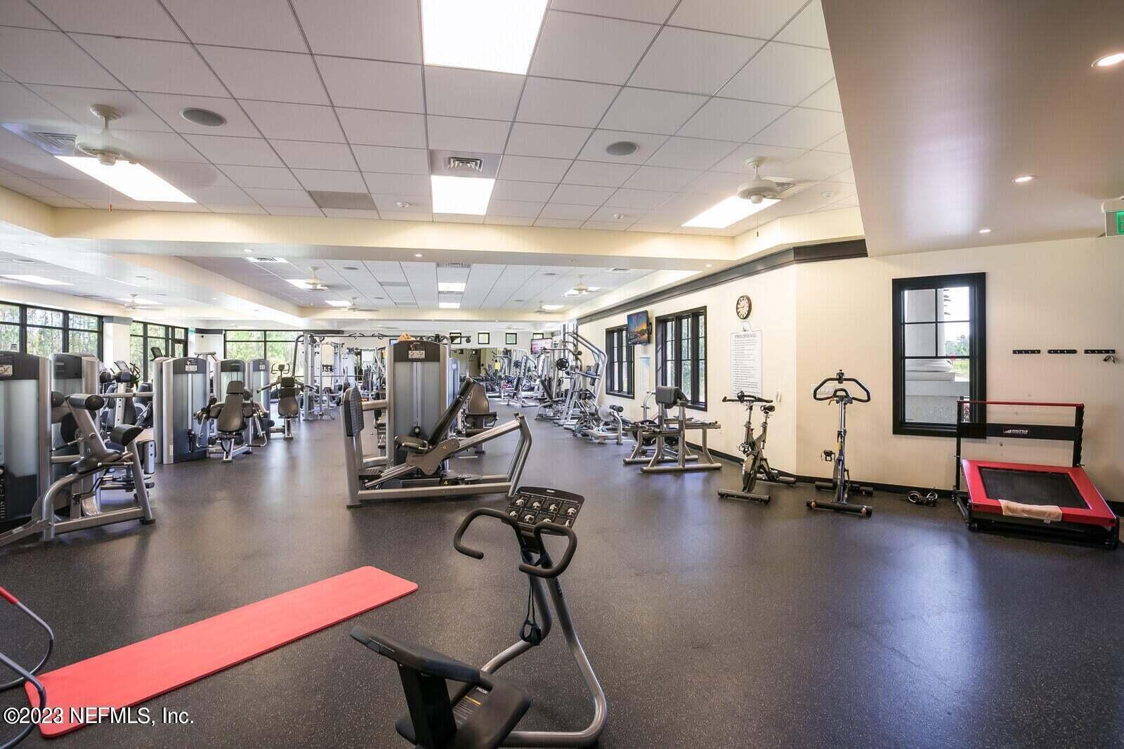 168 Hickory Hill Drive St. Augustine, FL 32095 - Photo 41 of 42 a view of a room with gym equipment