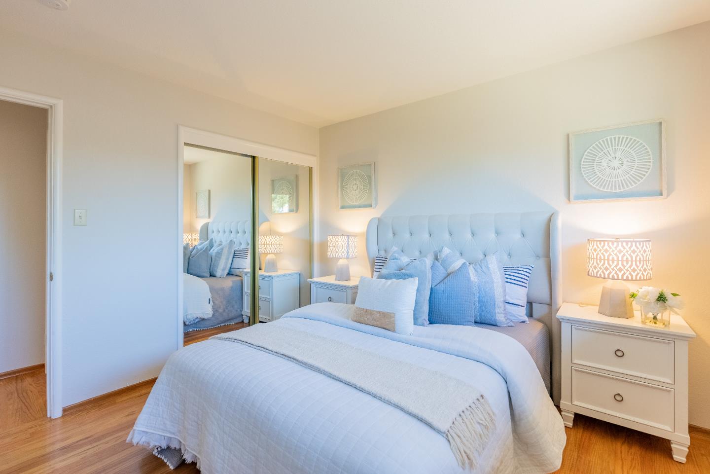 1069 East Homestead Road Sunnyvale, CA 94087 - Photo 22 of 36 a bedroom with a bed and a window