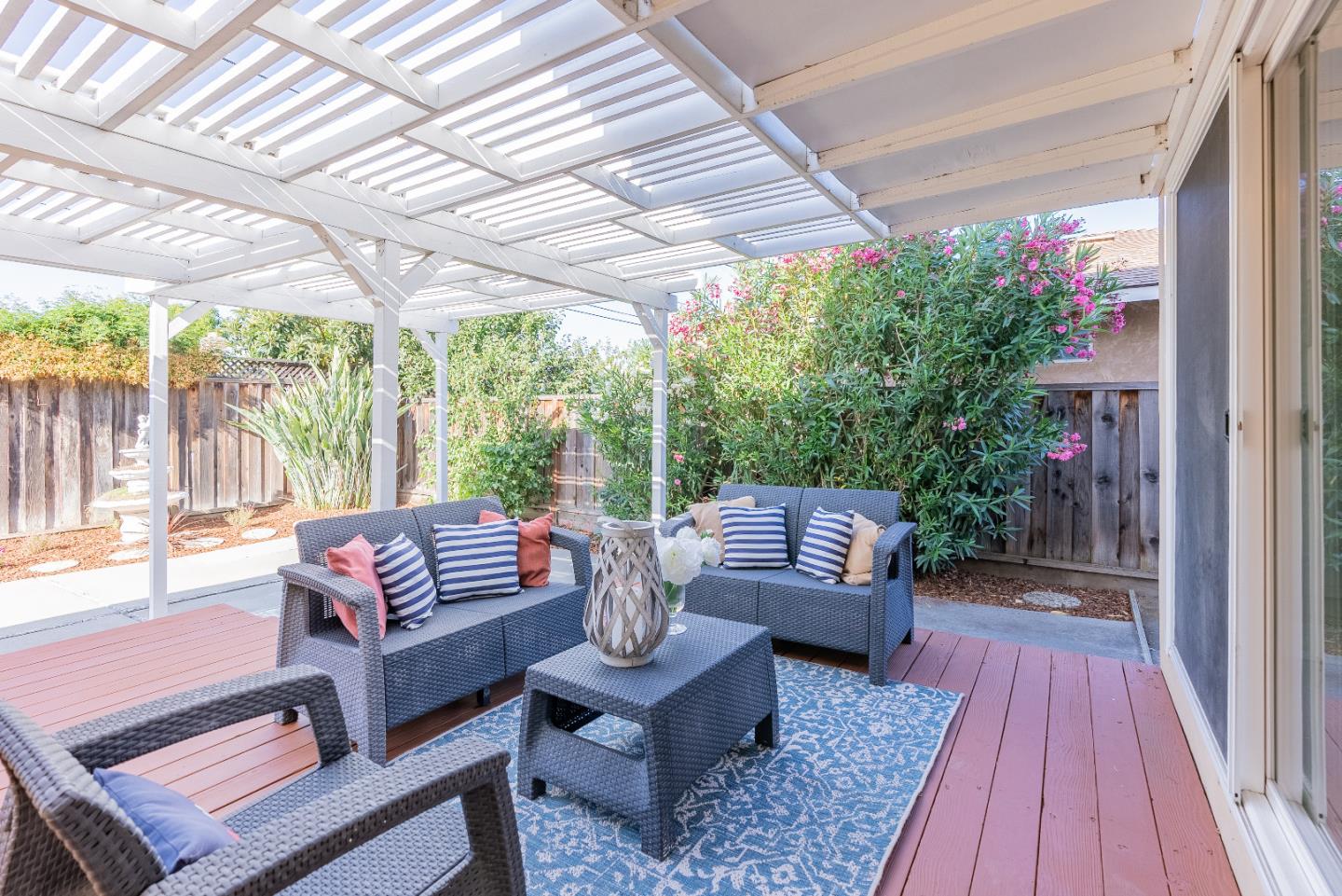 1069 East Homestead Road Sunnyvale, CA 94087 - Photo 34 of 36 a outdoor living space with furniture and garden view