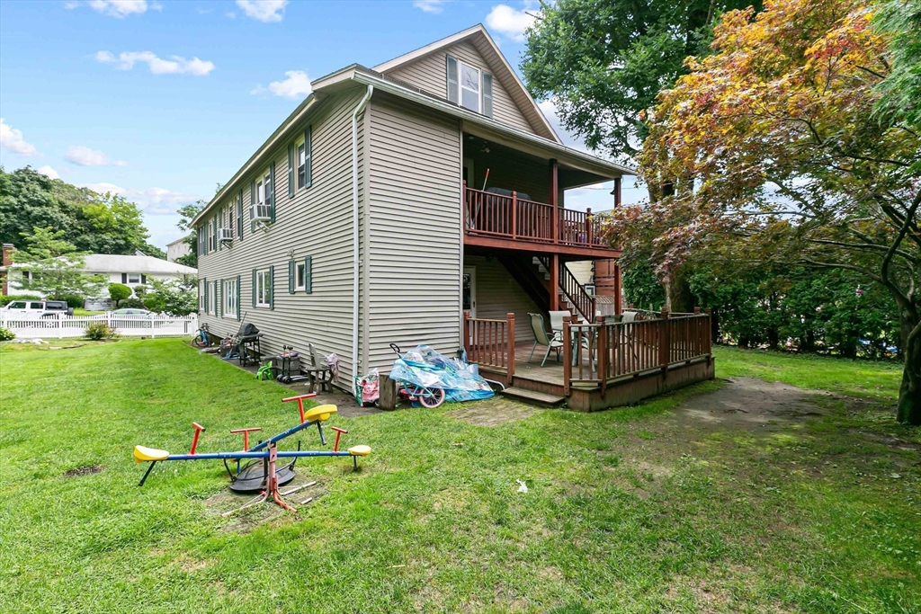 13 Superior Road Worcester, MA 01604 - Photo 2 of 40 a view of backyard with deck and garden
