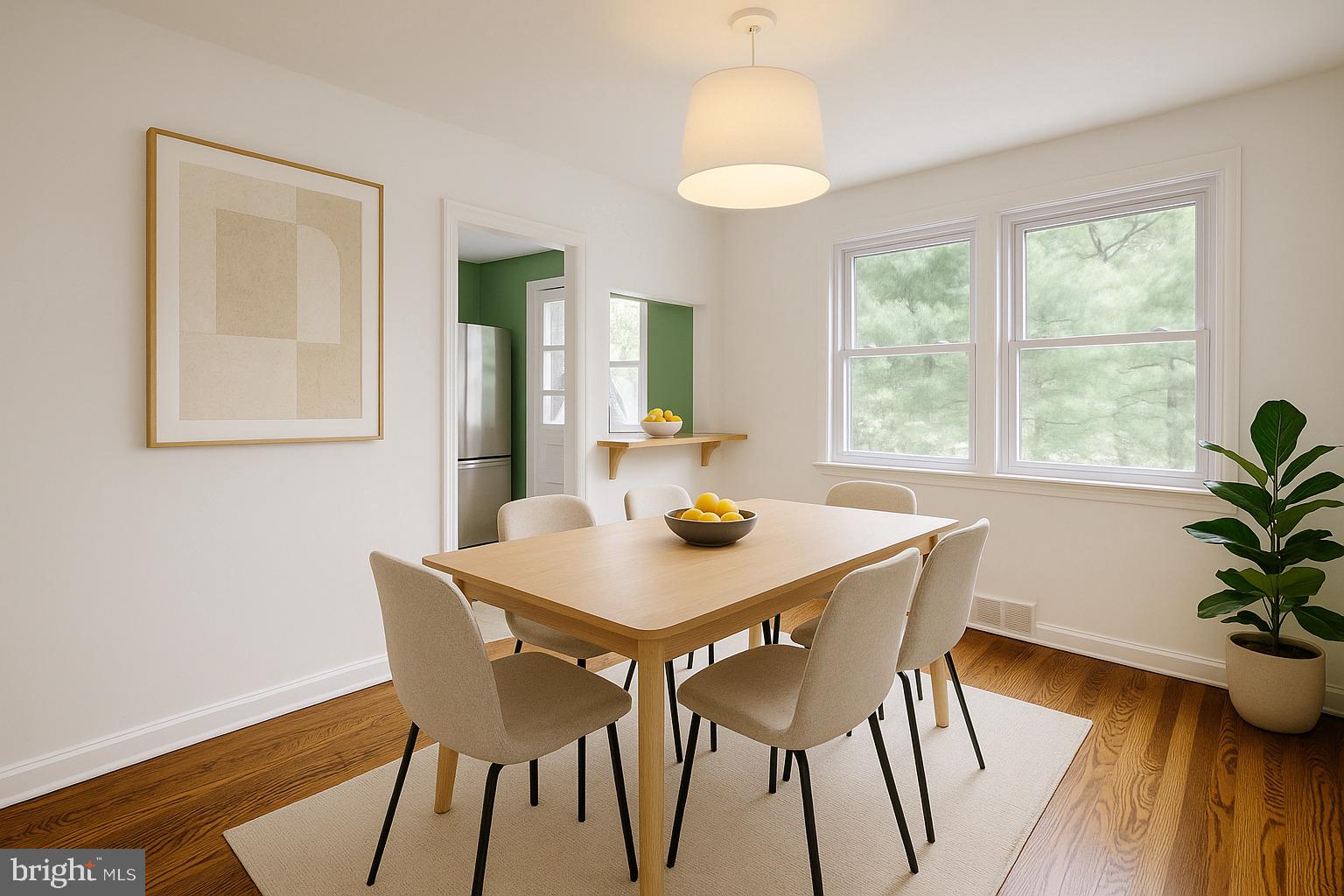 273 South Devon Avenue Wayne, PA 19087 - Photo 6 of 32 a view of a dining room with furniture window and wooden floor