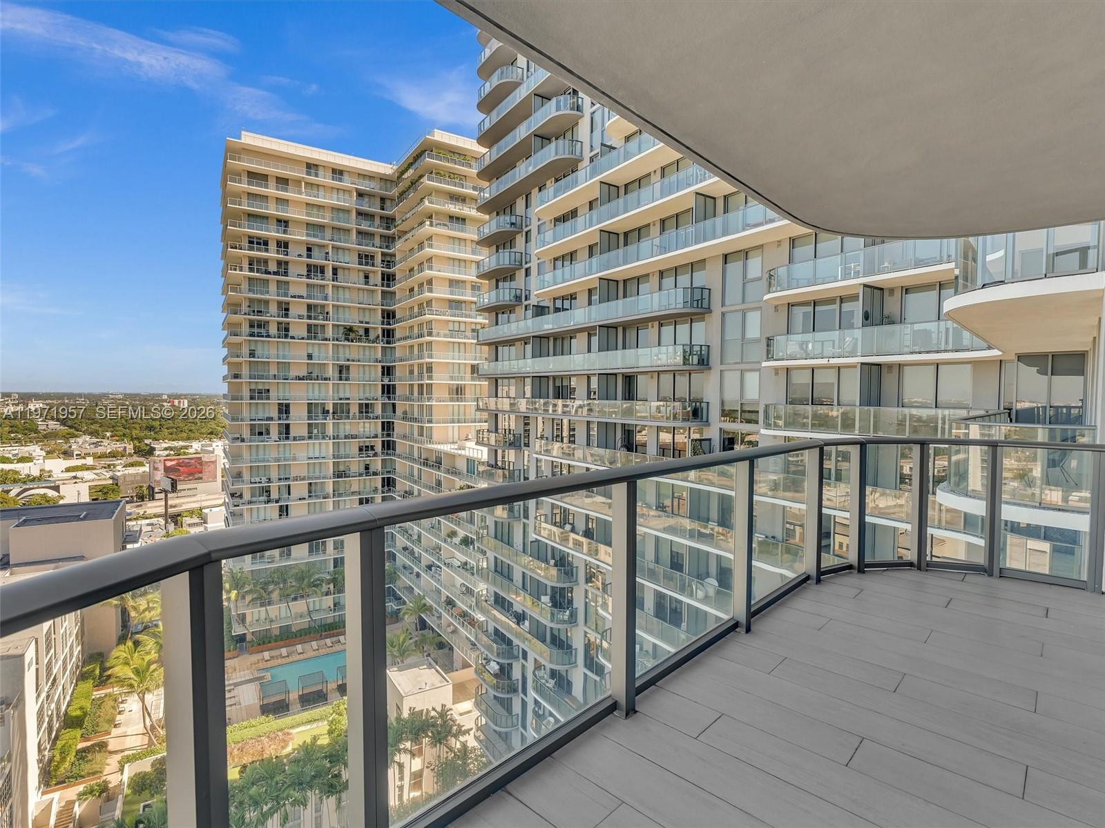 121 Northeast 34th Street, Unit 2016 Miami, FL 33137 - Photo 20 of 55 a view of balcony with city view