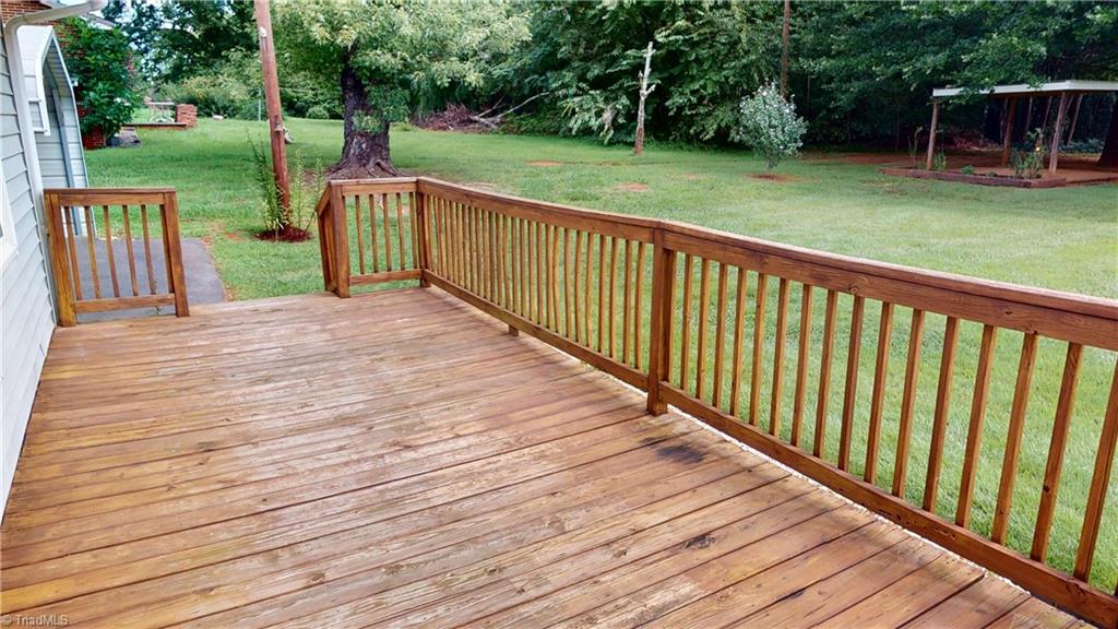 205 Fowler Circle Dobson, NC 27017 - Photo 5 of 29 Back Deck