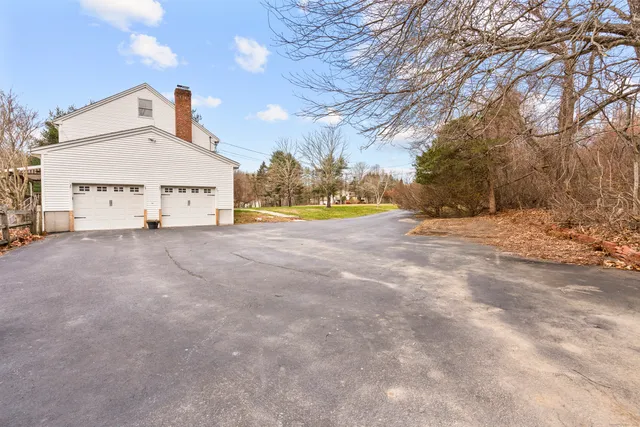 a view of a swimming pool with an outdoor space